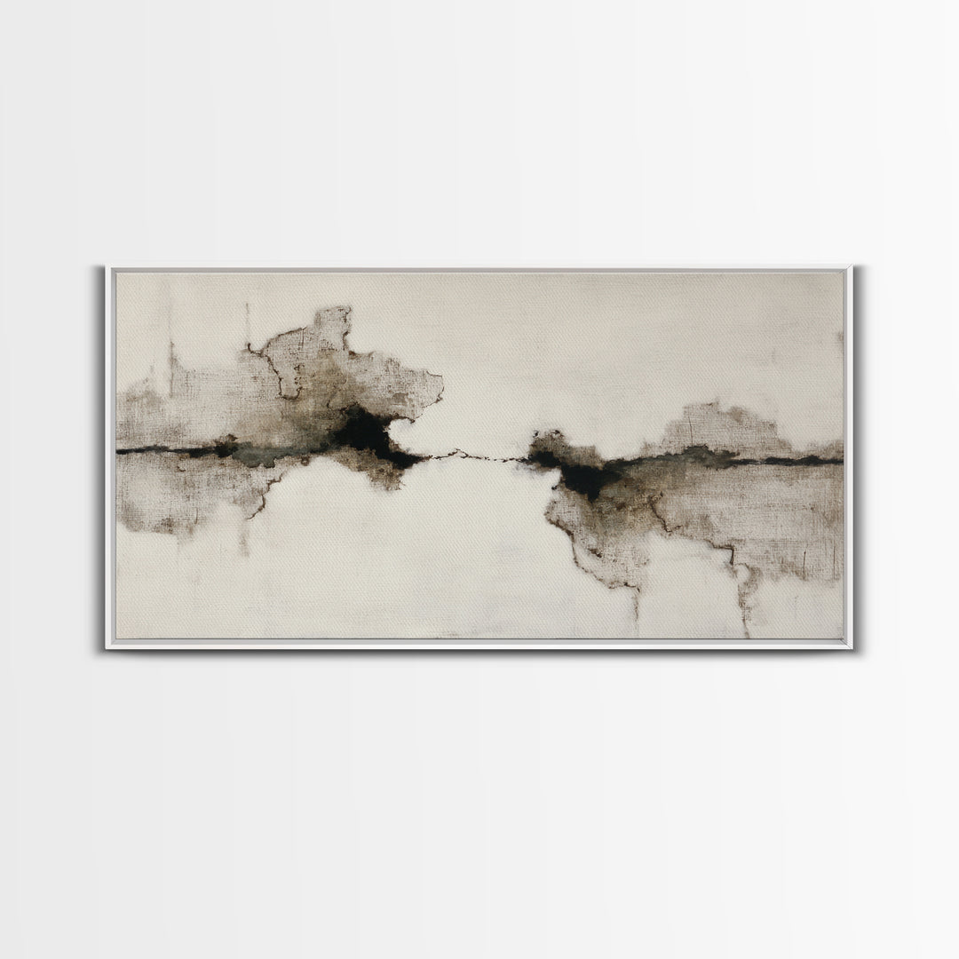 Minimal Two Figure Line Drawing Canvas Print, Above Bed Art, Living Room Decor, Bedroom Decor, Serenity 176, Piece Wall Art, ABA-2x1-76