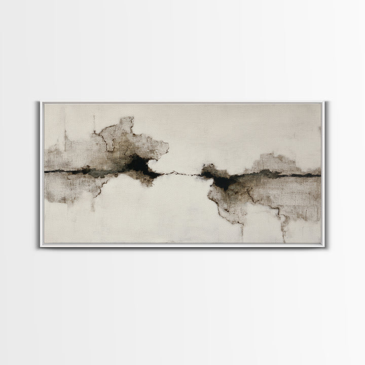 Minimal Two Figure Line Drawing Canvas Print, Above Bed Art, Living Room Decor, Bedroom Decor, Serenity 176, Piece Wall Art, ABA-2x1-76