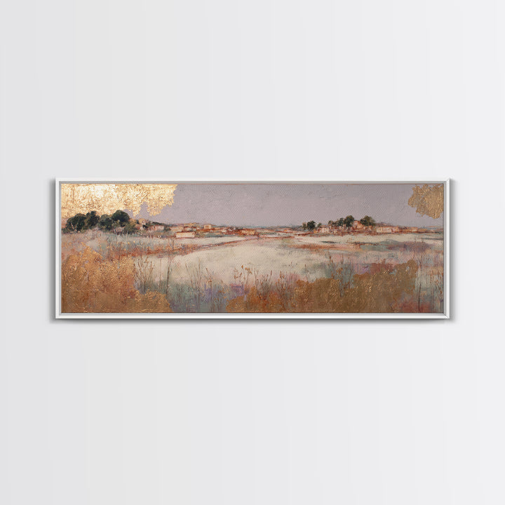 Oversized Lavender Field Framed Canvas Print, Above Bed Art, Wall Art, Bedroom Decor, Fine Art, Serenity, Digital Print, ABA-3x1-59