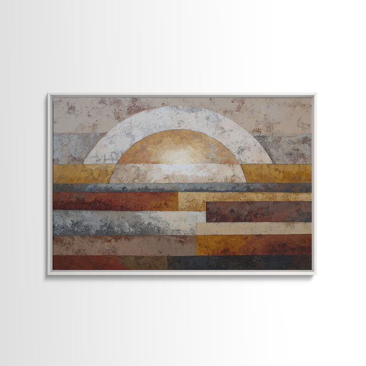 Neutral Abstract Arches Canvas Print, Above Bed Art, Boho Wall Art, Bedroom Decor, Fine Art, Serenity, Above Bed Decor, ABA-3x2-32