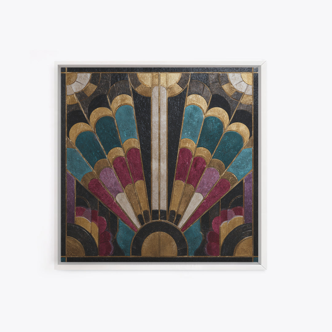 Jazz Trumpet Player Framed Canvas Print, Art Deco Art, Apartment Decor, Living Room Decor, Fine Art, Glamour, Gallery Decor, ADA-1x1-52
