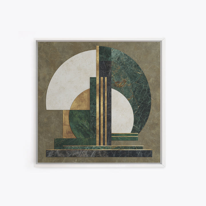 Deco Doorway Study Framed Canvas Print, Art Deco Art, Neutral Decor, Living Room Decor, Fine Art, Glamour, Home Decor, ADA-1x1-63