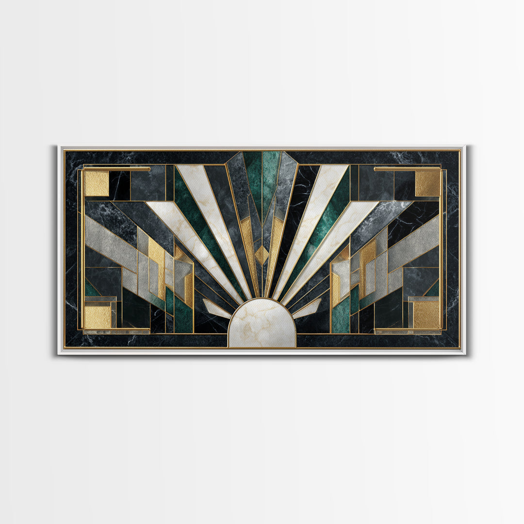 Luxury Cocktail Glass Framed Canvas Print, Art Deco Art, Printable Art, Living Room Decor, Abstract Art, Glamour, Neutral Decor, ADA-2x1-97