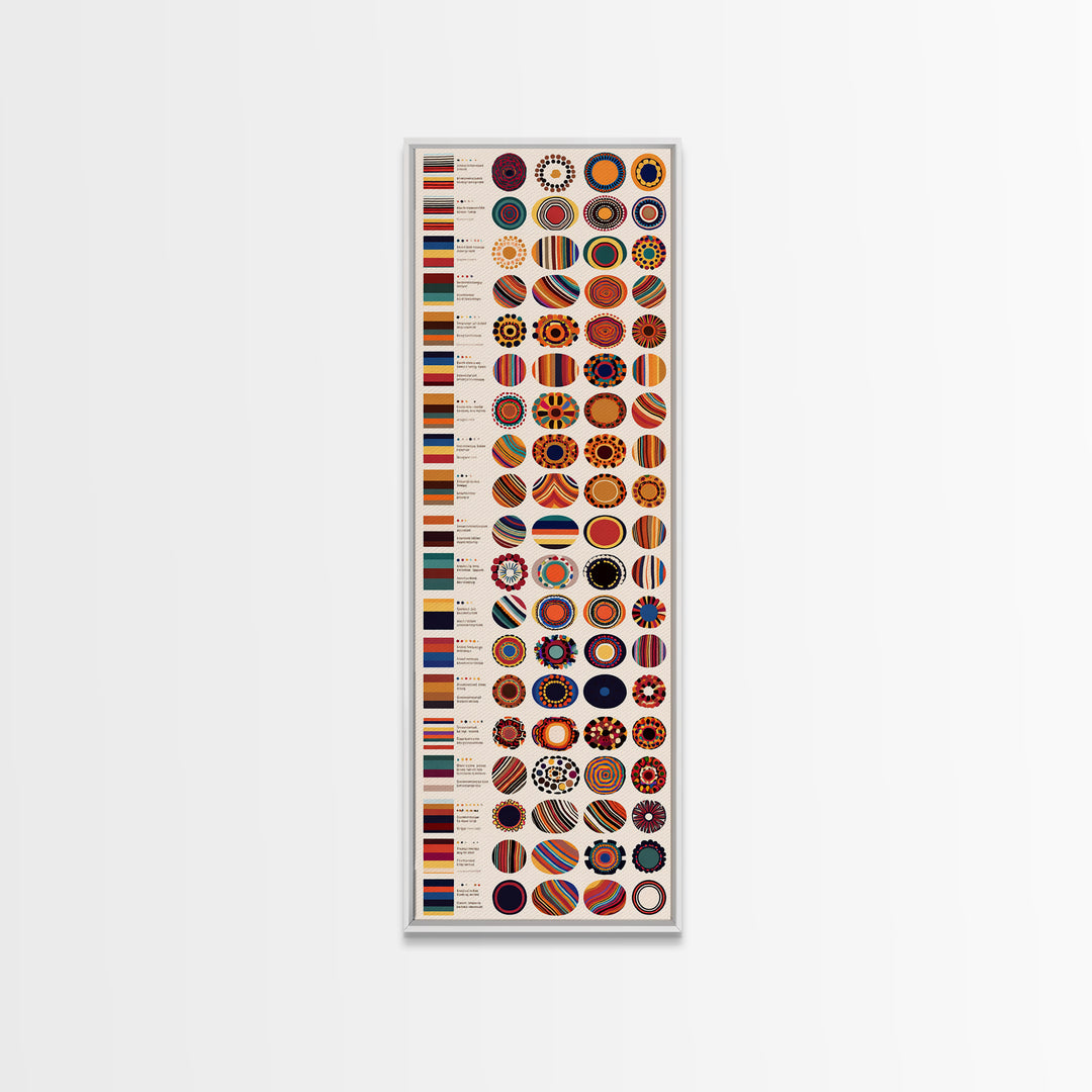 African Color Palette Basket Pattern Wall Art, Ankara Home Decor, Tribal Prints, Cultural Art Print, Textile Reference Poster