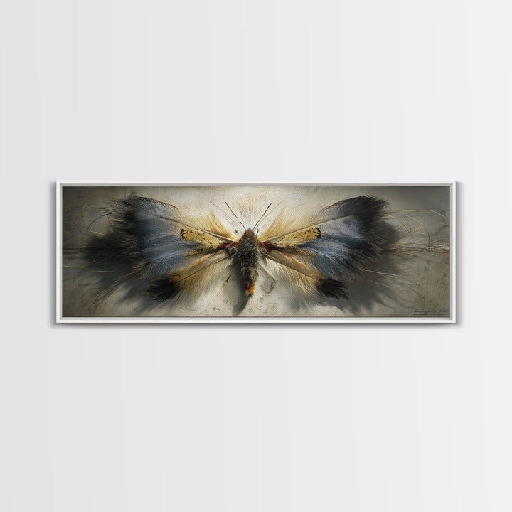 Butterfly Specimen Composition Canvas Print, Animal Art, Fine Art Print, Living Room Decor, Fine Art, Creature, Wall Decor, ANI-3x1-39