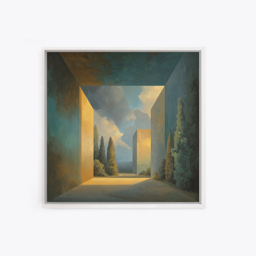 Surreal Dream Landscape Framed Canvas Print, Art, Wall Art for Mom, Living Room Decor, Fine Art, Wood Wall Art, ART-1x1-11