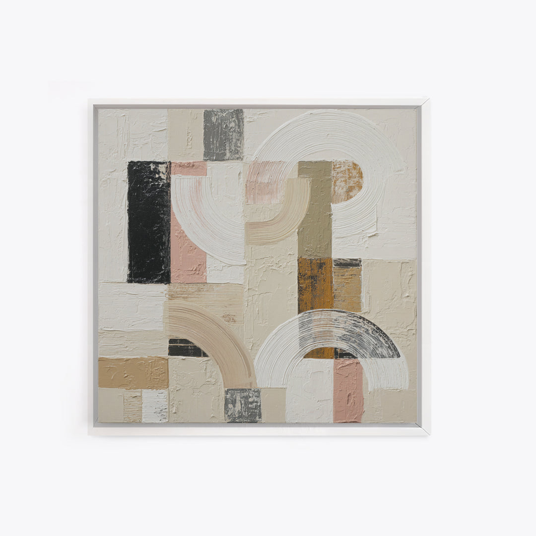 Textured Neutral Abstraction Framed Canvas Print, Art, Printable Art, Living Room Decor, Fine Art, Statement Artwork, ART-1x1-61