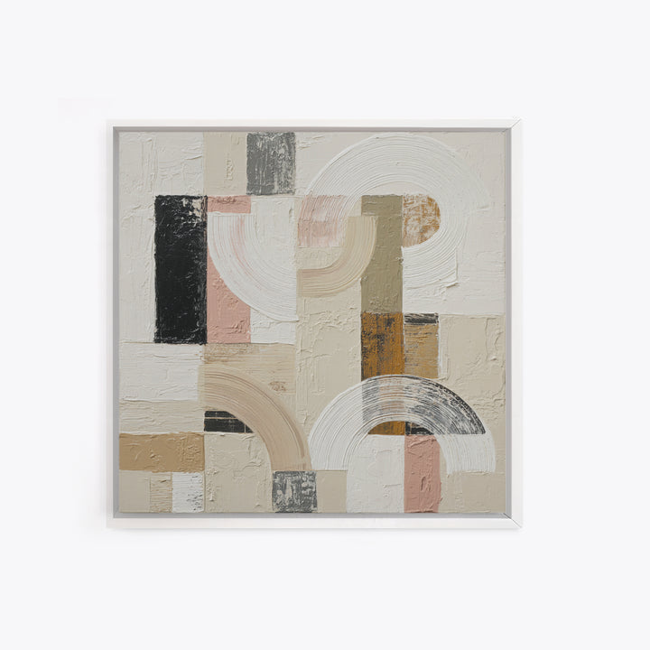 Textured Neutral Abstraction Framed Canvas Print, Art, Printable Art, Living Room Decor, Fine Art, Statement Artwork, ART-1x1-61