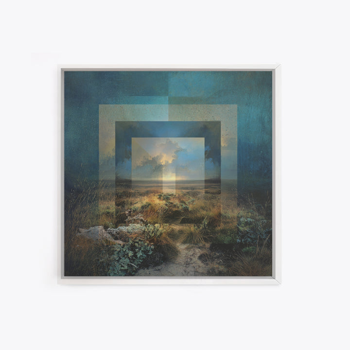 Surreal Dream Landscape Framed Canvas Print, Art, Wall Decor, Living Room Decor, Oil Painting, Wall Art, Art Prints, ART-1x1-83