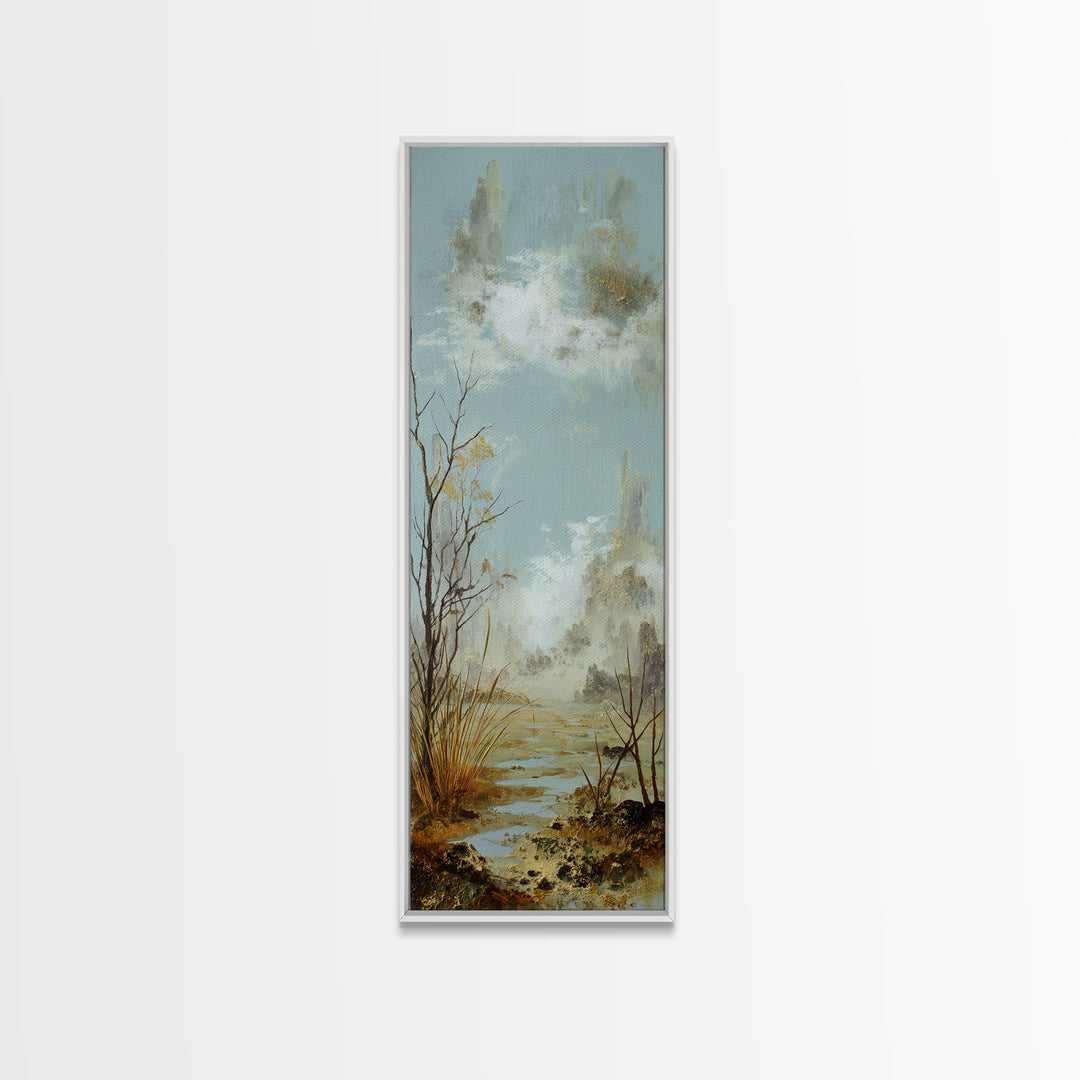 Surreal Dream Landscape Canvas Print, Art, Boho Decor, Living Room Decor, Fine Art, Printable Wall Art, Wall Art Prints, ART-1x3-23