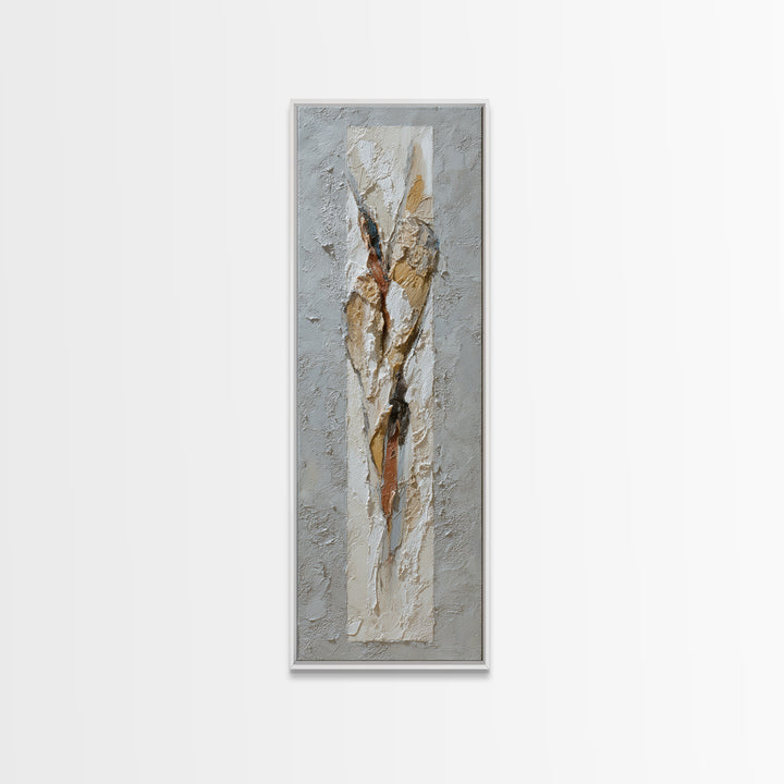 Textured Neutral Abstraction Canvas Print, Art, Textured Painting, Living Room Decor, Abstract Art, Digital Wall Art, ART-1x3-25