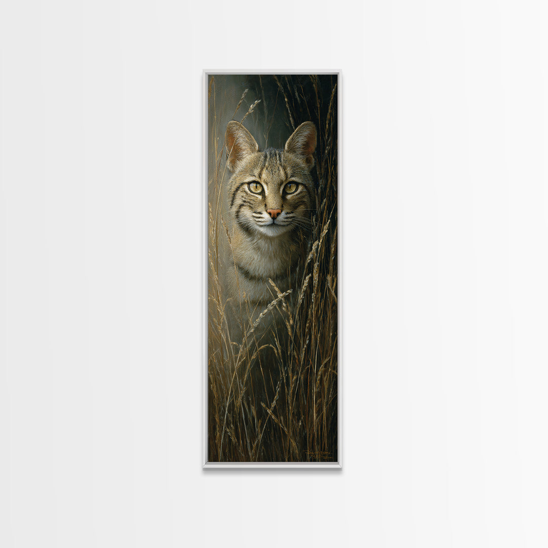 Elegant Animal Portrait Framed Canvas Print, Art, Textured Wall Art, Living Room Decor, Oil Painting, Gallery Decor, ART-1x3-30