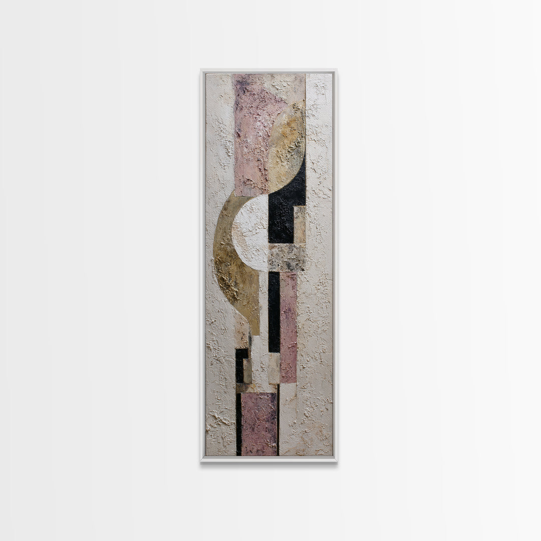 Textured Neutral Abstraction Canvas Print, Art, Textured Wall Art, Living Room Decor, Abstract Art, Gallery Decor, ART-1x3-49