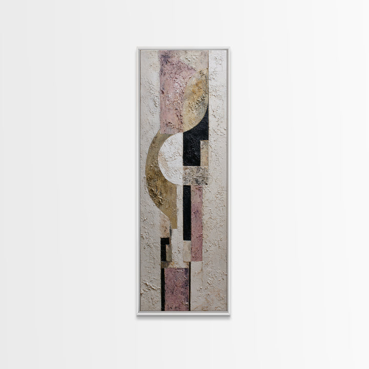 Textured Neutral Abstraction Canvas Print, Art, Textured Wall Art, Living Room Decor, Abstract Art, Gallery Decor, ART-1x3-49