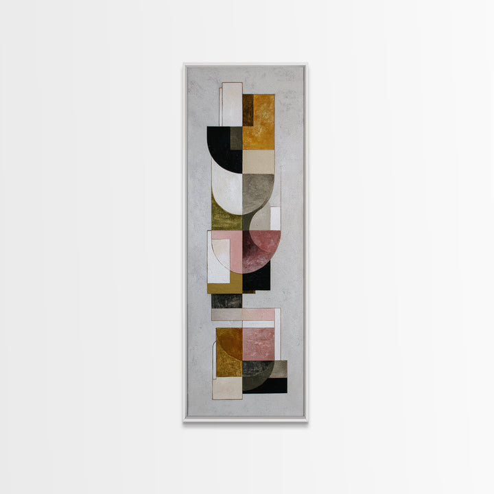 Geometric Color Study Canvas Print, Art, Fine Art Print, Living Room Decor, Abstract Art, Digital Art, Printable Wall Art, ART-1x3-93