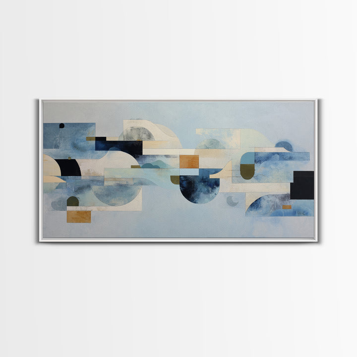 Abstract Water Forms Canvas Print, Art, Living Room Decor, Fine Art, Art Nouveau, Framed Wall Art, Canvas Wall Art, ART-2x1-39