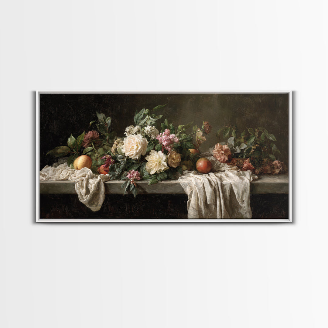 Museum Still Life Canvas Print, Art, Printable Wall Art, Living Room Decor, Watercolor Art, Canvas Art, Ai Art, ART-2x1-69