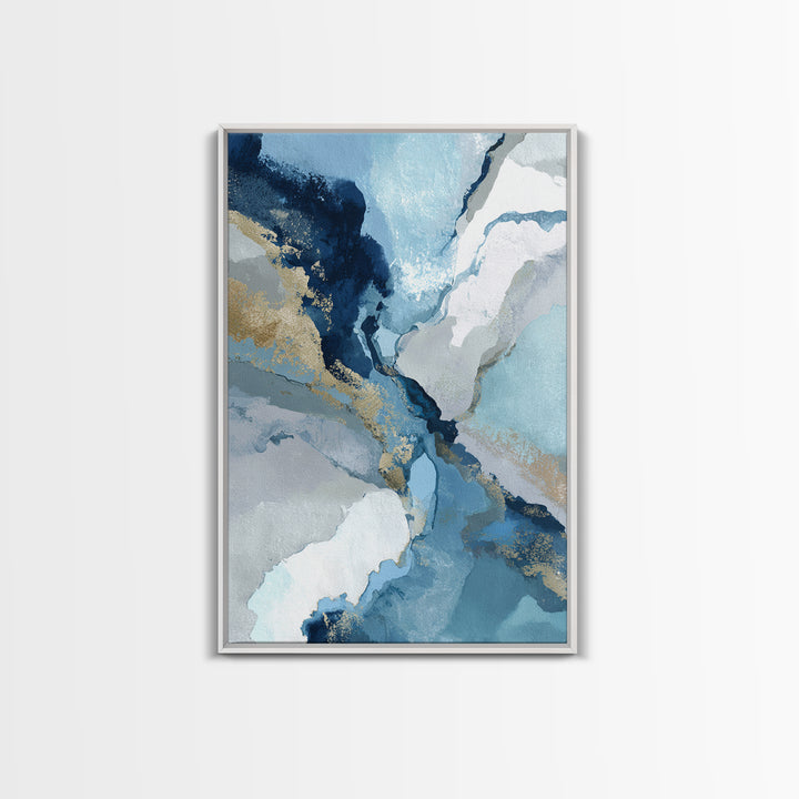 Abstract Water Forms Framed Canvas Print, Art, Pink Wall Art, Living Room Decor, Fine Art, Textured Painting, ART-2x3-51
