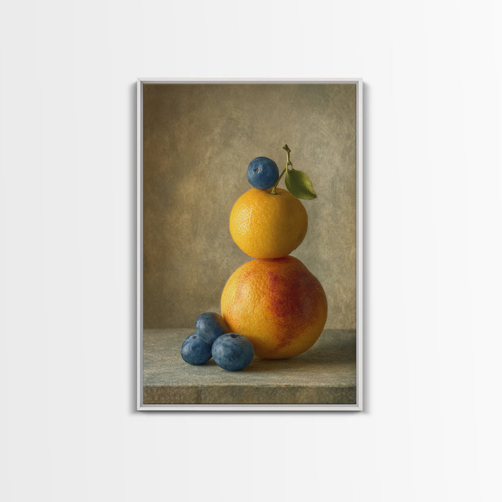 Bold Pop Fruit Composition Canvas Print, Art, Wall Decor, Living Room Decor, Oil Painting, Wall Art, Art Prints, ART-2x3-72