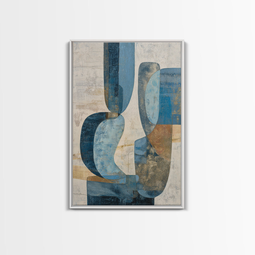 Abstract Water Forms Framed Canvas Print, Art, Room Decor, Living Room Decor, Abstract Art, Art Commission, Digital Wall Art, ART-2x3-75