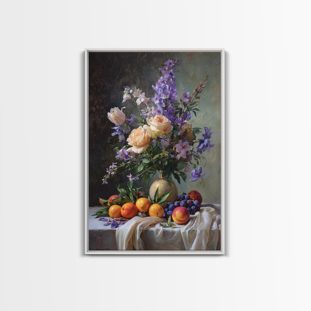 Museum Still Life Canvas Print, Art, Wall Art Prints, Living Room Decor, Fine Art, Ai Art, Textured Wall Art, ART-2x3-81