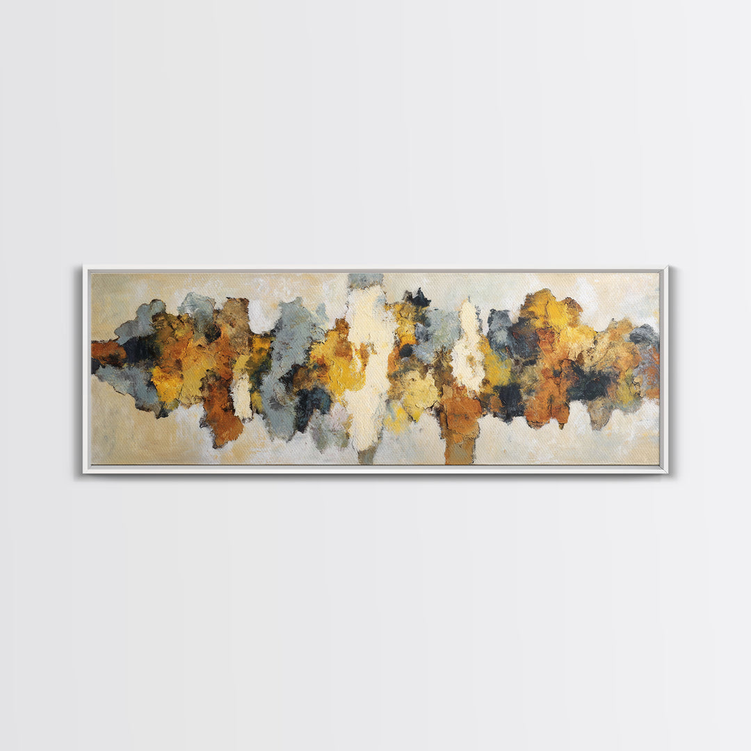 Contemporary Abstract with Layered Pigments and Energetic Canvas Print, Art, Wall Art for Mom, Living Room Decor, Abstract Art, ART-3x1-66