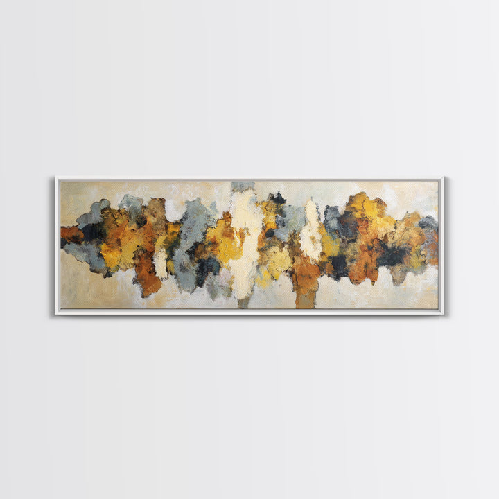 Contemporary Abstract with Layered Pigments and Energetic Canvas Print, Art, Wall Art for Mom, Living Room Decor, Abstract Art, ART-3x1-66