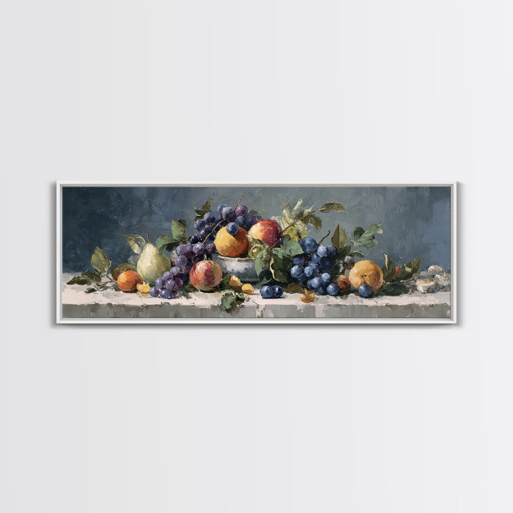 Bold Pop Fruit Composition Canvas Print, Art, Wood Wall Art, Living Room Decor, Fine Art, Modern Decor, Fine Art Print, ART-3x1-8
