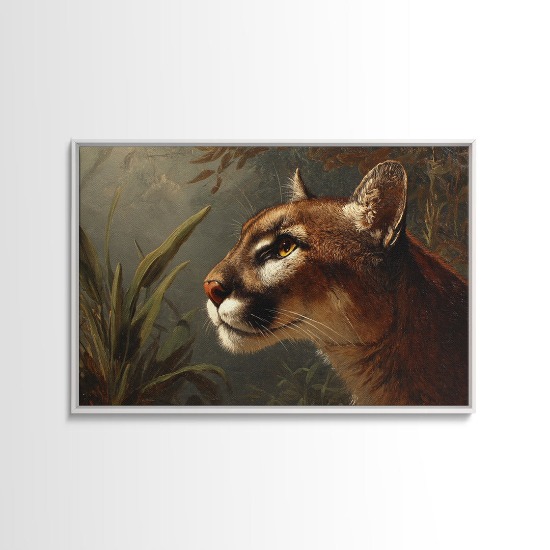 Elegant Animal Portrait Canvas Print, Art, Art Print, Living Room Decor, Oil Painting, Canvas Wall Art, Abstract Art, ART-3x2-22