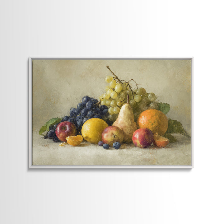 Bold Pop Fruit Composition Canvas Print, Art, Large Wall Art, Living Room Decor, Watercolor Art, Prints Wall Art, ART-3x2-44