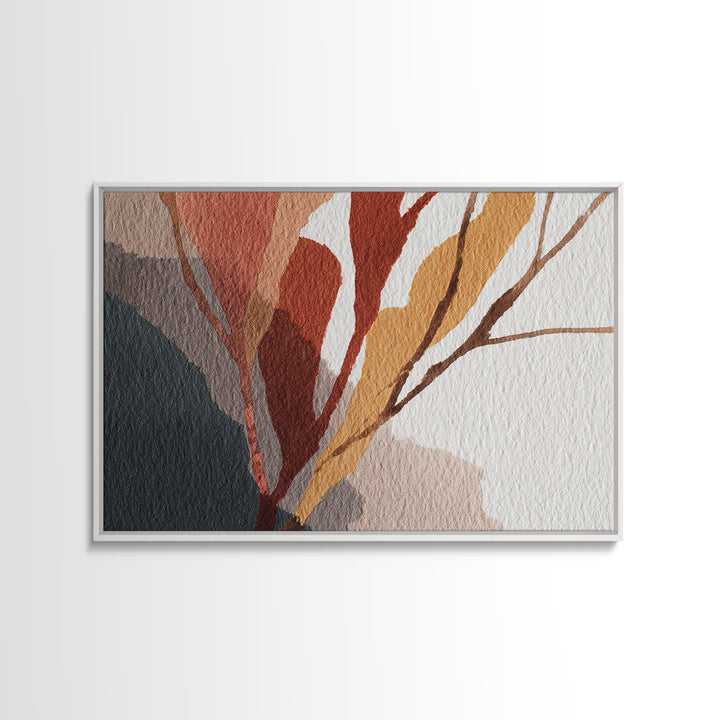 Simple Monochrome Figure Study Framed Canvas Print, Art, Framed Art, Living Room Decor, Fine Art, Neutral Decor, ART-3x2-64