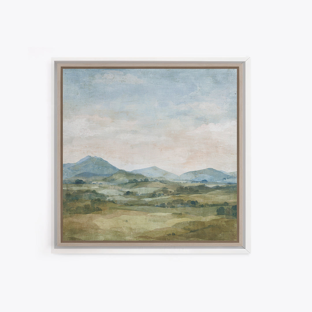 Sunlit Rolling Hills Canvas Print, Above Sofa Art, Bedroom Wall Art, Living Room Decor, Fine Art, Statement, Wall Decor, ASA-1x1-17