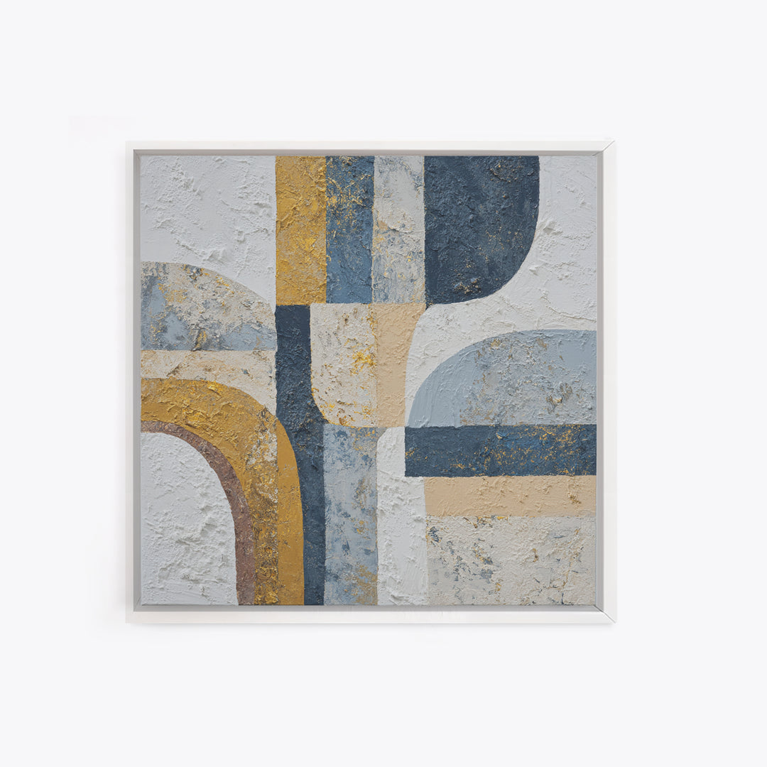 Textured Plaster Abstract Canvas Print, Above Sofa Art, Watercolor Painting, Living Room Decor, Abstract Art, Statement, ASA-1x1-35