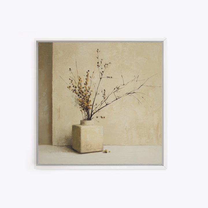 Large Neutral Still Life Framed Canvas Print, Above Sofa Art, Coastal Wall Art, Living Room Decor, Fine Art, Statement, ASA-1x1-38