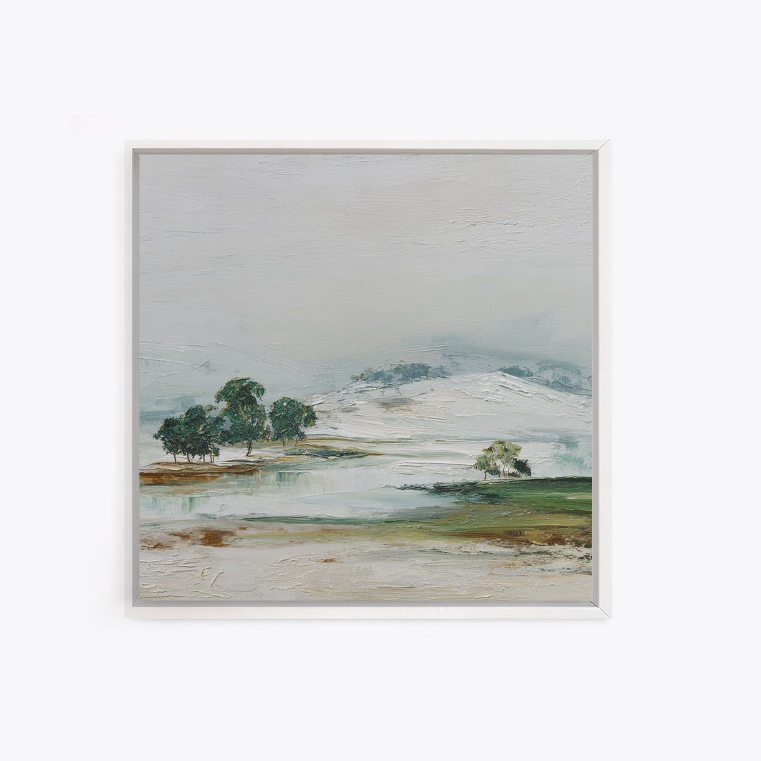 Gallery Style Landscape with Expansive Negative Space Canvas Print, Above Sofa Art, Living Room Decor, Statement, ASA-1x1-96