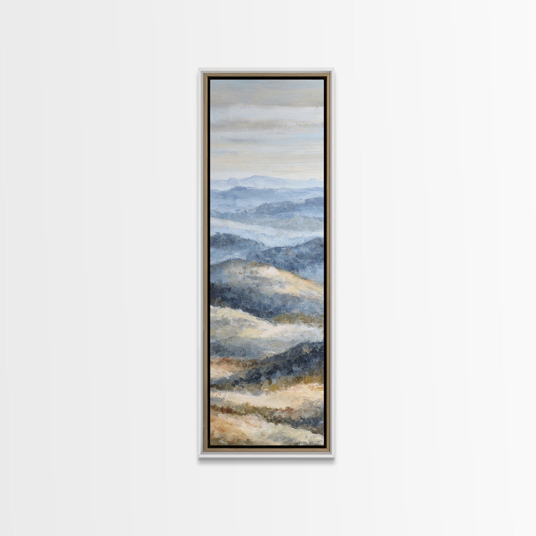 Sunlit Rolling Hills Canvas Print, Above Sofa Art, 3 Piece Wall Art, Living Room Decor, Fine Art, Statement, Neutral Decor, ASA-1x3-5