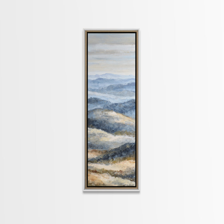 Sunlit Rolling Hills Canvas Print, Above Sofa Art, 3 Piece Wall Art, Living Room Decor, Fine Art, Statement, Neutral Decor, ASA-1x3-5