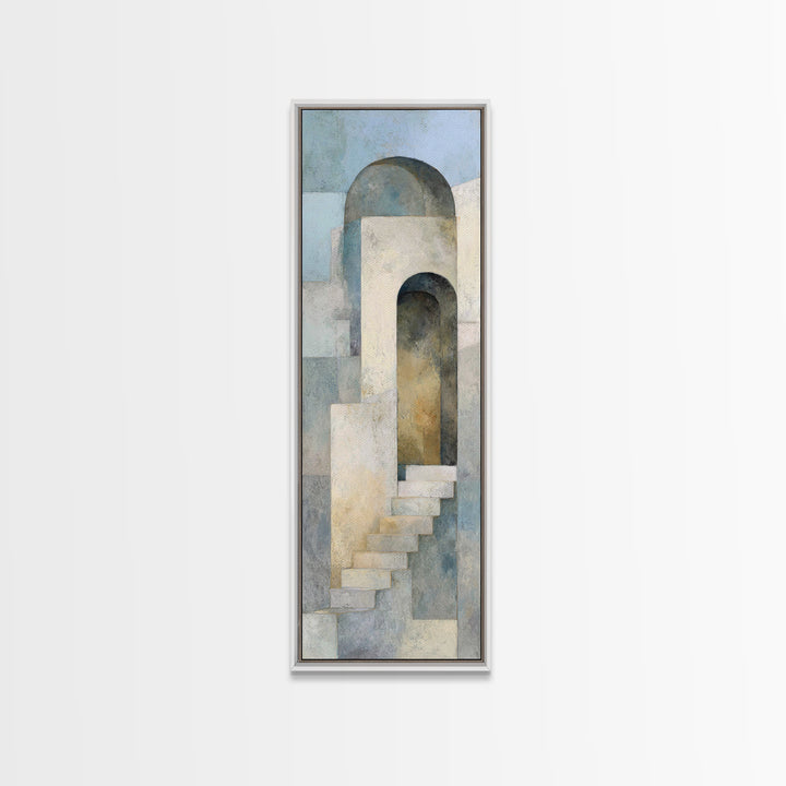 Architectural Arch Study Canvas Print, Above Sofa Art, Statement Artwork, Living Room Decor, Statement, Mid Century Modern, ASA-1x3-93