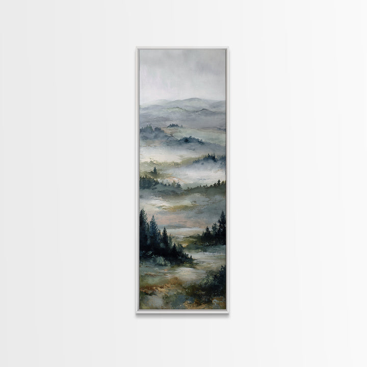 Wide Olive and Beige Meadow Panorama Canvas Print, Above Sofa Art, Minimalist Wall Art, Living Room Decor, Fine Art, Statement, ASA-1x3-94
