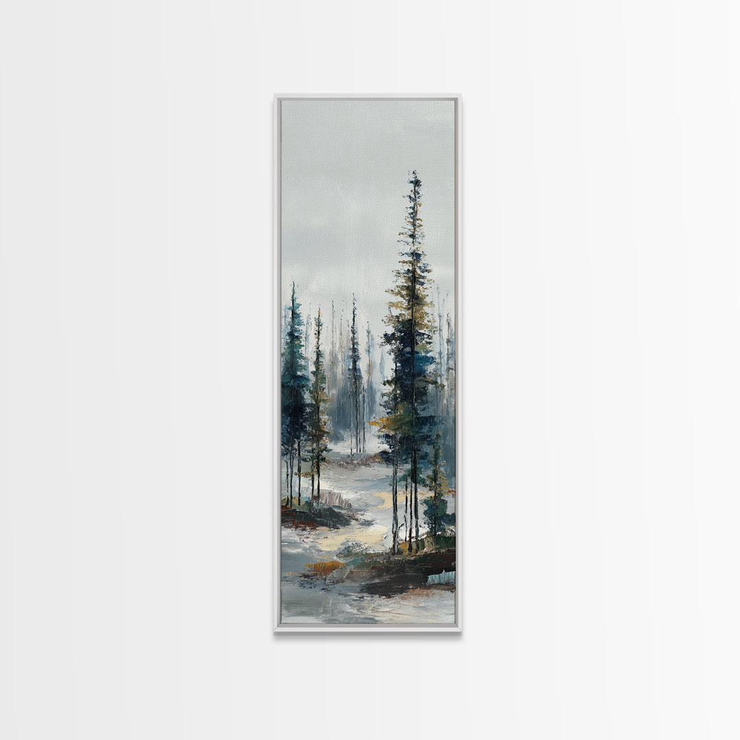 Modern Scandinavian Forest Canvas Print, Above Sofa Art, Set of 3 Wall Art, Living Room Decor, Statement, Minimalist Wall Art, ASA-1x3-99