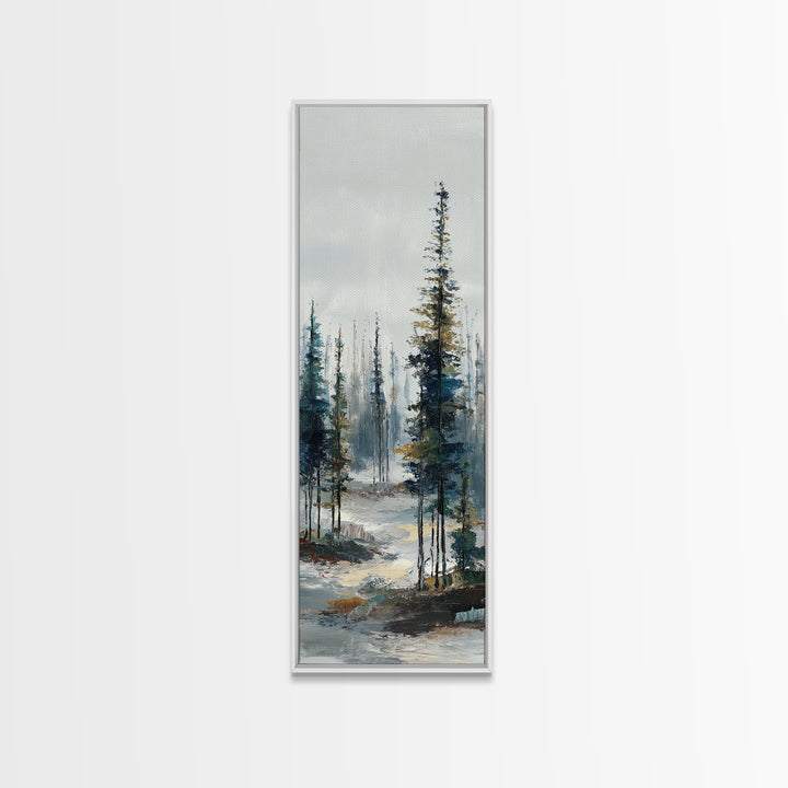 Modern Scandinavian Forest Canvas Print, Above Sofa Art, Set of 3 Wall Art, Living Room Decor, Statement, Minimalist Wall Art, ASA-1x3-99