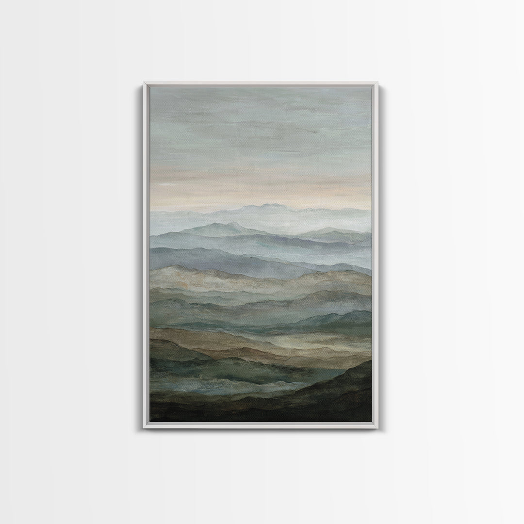 Oversized Abstract Landscape Canvas Print, Above Sofa Art, Canvas Wall Art, Living Room Decor, Statement, Living Room Wall Art, ASA-2x3-57