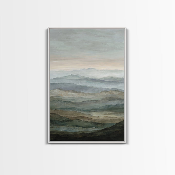 Oversized Abstract Landscape Canvas Print, Above Sofa Art, Canvas Wall Art, Living Room Decor, Statement, Living Room Wall Art, ASA-2x3-57
