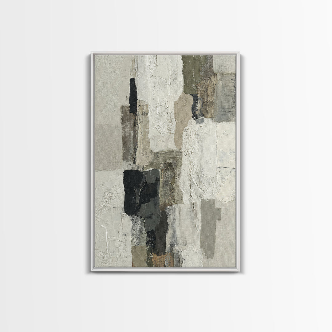 Large Modern Organic Shapes Canvas Print, Above Sofa Art, Contemporary Art, Living Room Decor, Abstract Art, Statement, ASA-2x3-58