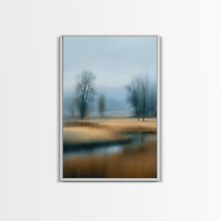 Modern Scandinavian Forest Canvas Print, Above Sofa Art, Canvas Wall Art, Living Room Decor, Statement, Living Room Wall Art, ASA-2x3-95