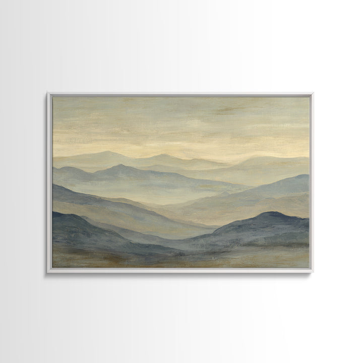 Sunlit Rolling Hills Canvas Print, Above Sofa Art, Abstract Wall Art, Living Room Decor, Fine Art, Statement, Above Bed Decor, ASA-3x2-21