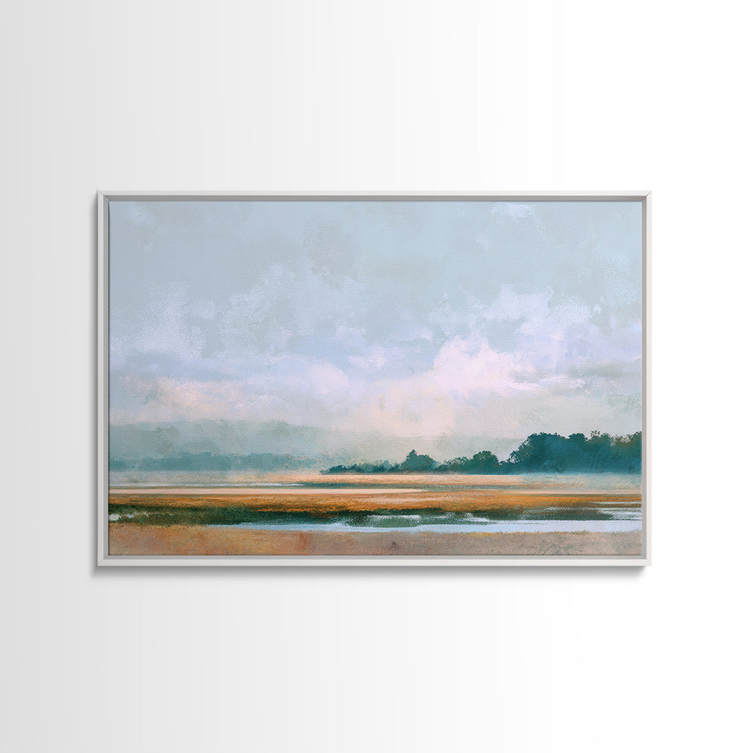 Gallery Style Landscape with Expansive Negative Space Canvas Print, Above Sofa Art, Room Decor, Living Room Decor, Statement, ASA-3x2-4