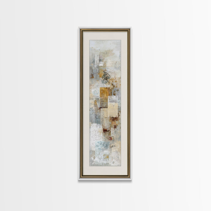 Antique Key and Handwritten Letter Arrangement Without Canvas Print, Bed and Breakfast Art, Art Print, Living Room Decor, BAB-1x3-93