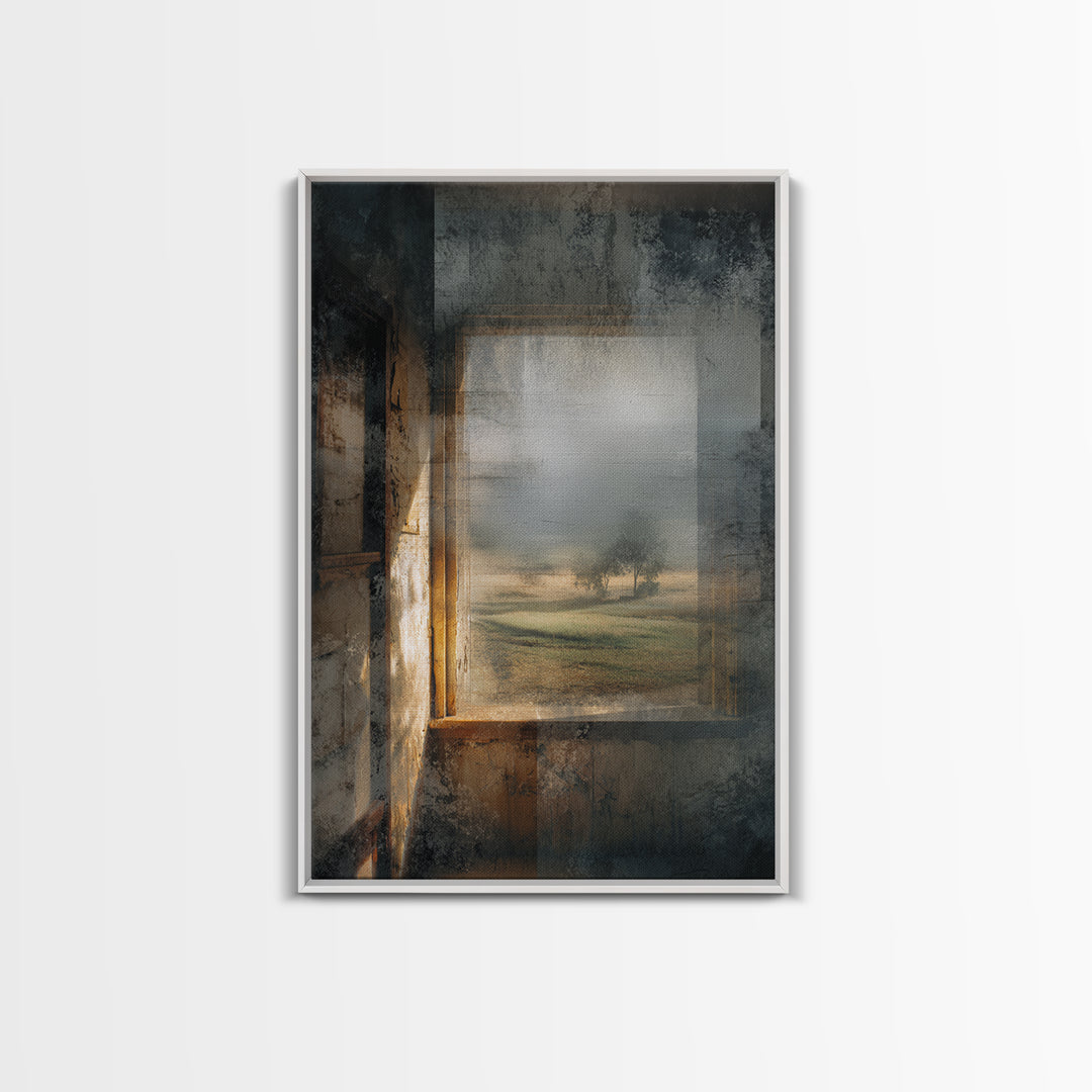 Old Farmhouse Landscape Canvas Print, Bed and Breakfast Art, Canvas Wall Art, Living Room Decor, Fine Art, Above Bed Decor, BAB-2x3-39