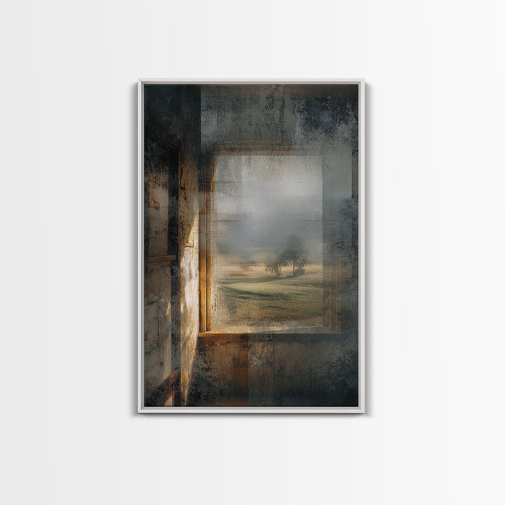 Old Farmhouse Landscape Canvas Print, Bed and Breakfast Art, Canvas Wall Art, Living Room Decor, Fine Art, Above Bed Decor, BAB-2x3-39